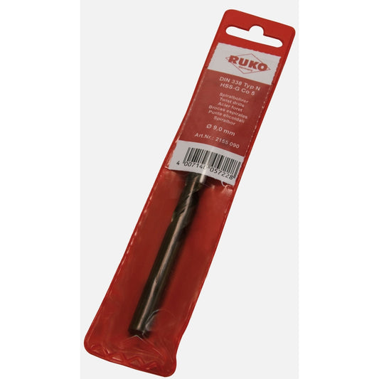 Ruko Broca helicoidal DiN 338 tipo N HSS-G vaporizada negra en bolsa de plástico