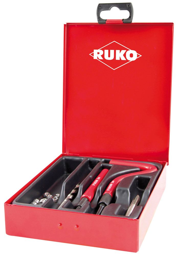 Ruko 244200 - Juego de 18 piezas para reparación de roscas M3 ProCoil