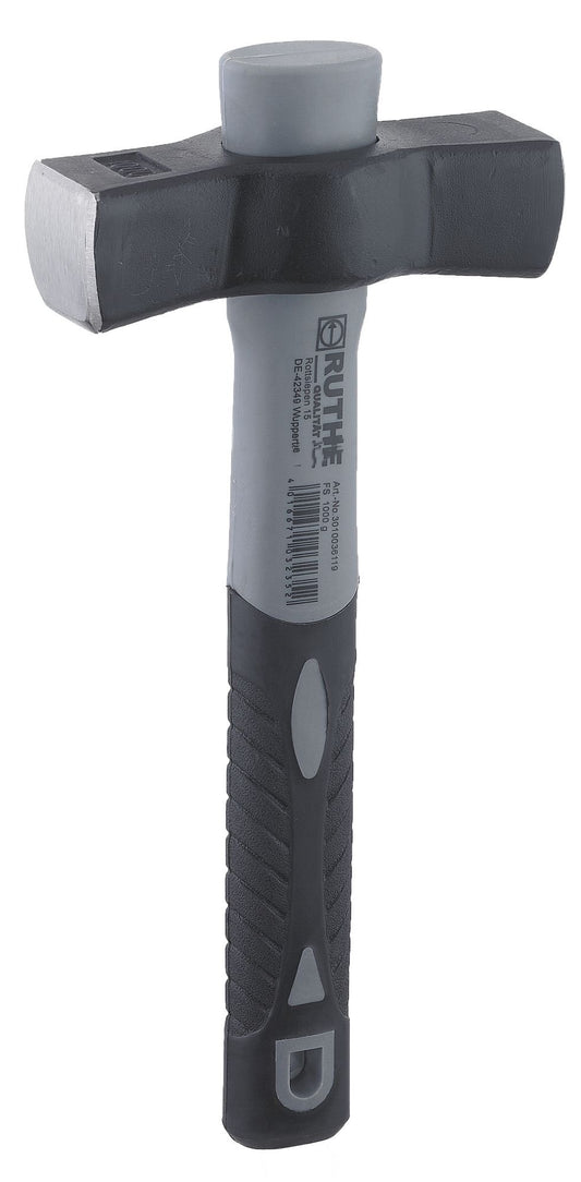 Ruthe 3010038119 - Maceta de albañil con mango de fibra de vidrio (1000 g) - Ferrotecnia