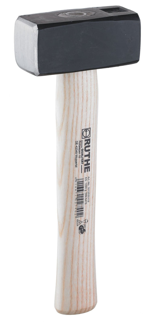 Ruthe Maceta de albañil cuadrada DIN 6475 con mango de madera de fresno - Ferrotecnia