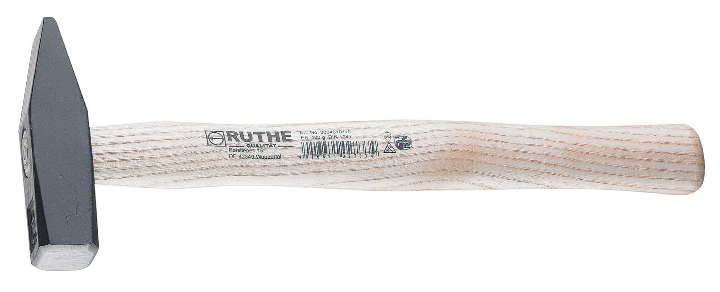 Ruthe Martillo de cerrajero DIN 1041 con mango de madera de fresno - Ferrotecnia