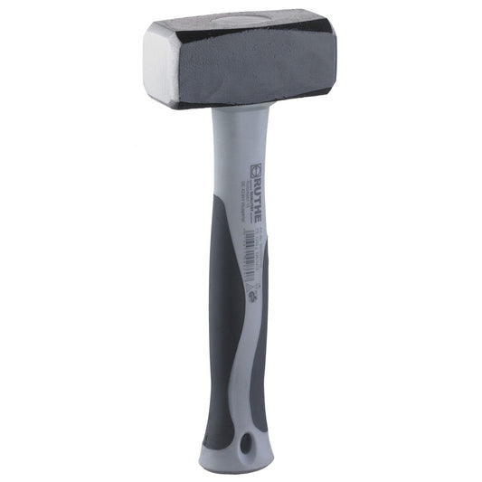 Ruthe Square Mason's Mallet DIN 6475 with Fiberglass Handle