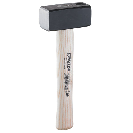 Ruthe Square Mason's Mallet DIN 6475 with Ash Wood Handle