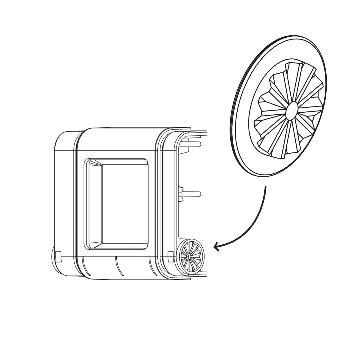 Scangrip 03.5281 - Recambio Gear for SITE LIGHT//UV-EXTREM
