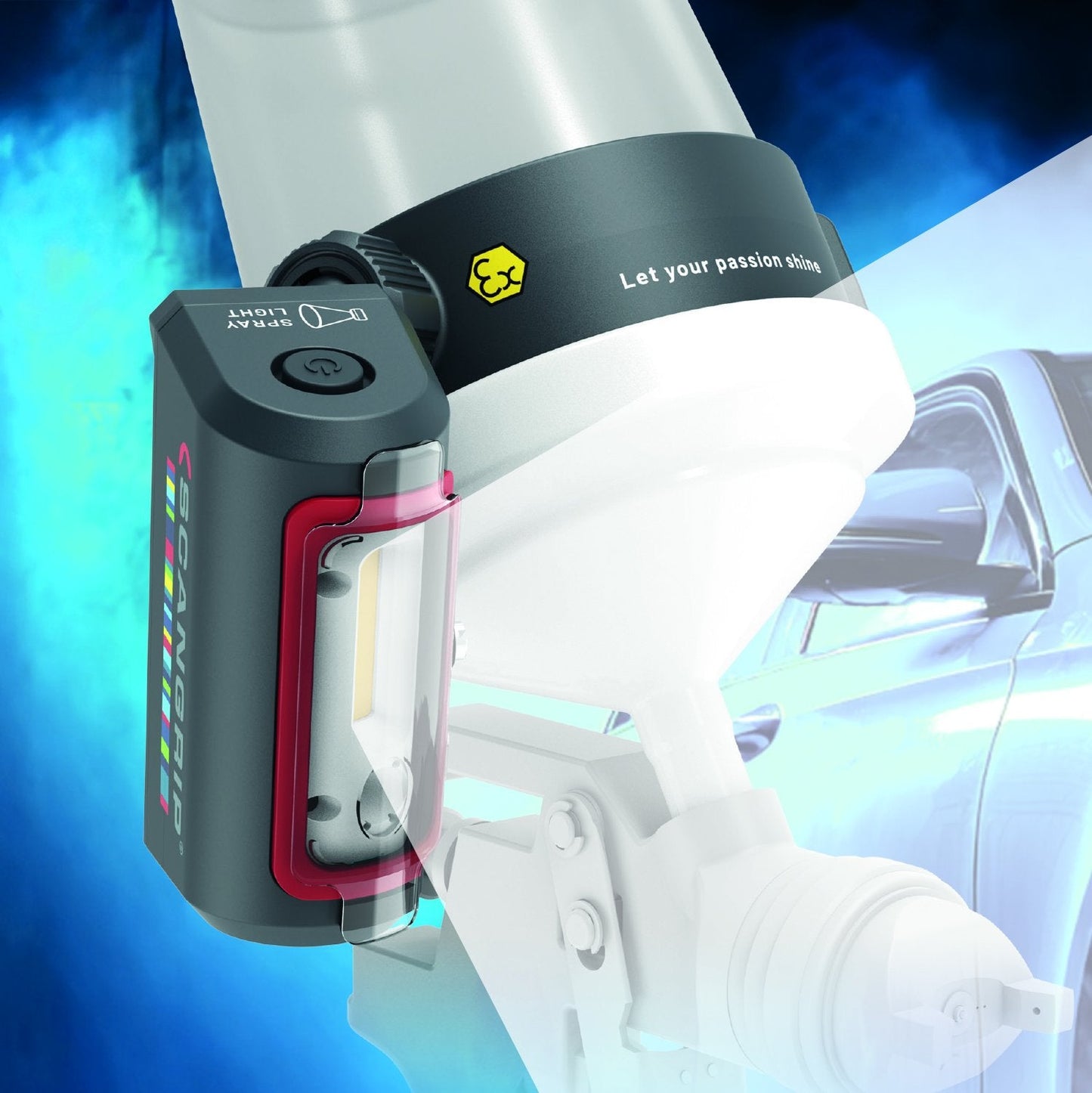 Scangrip 03.5625 - Foco compacto SPRAYMATCH