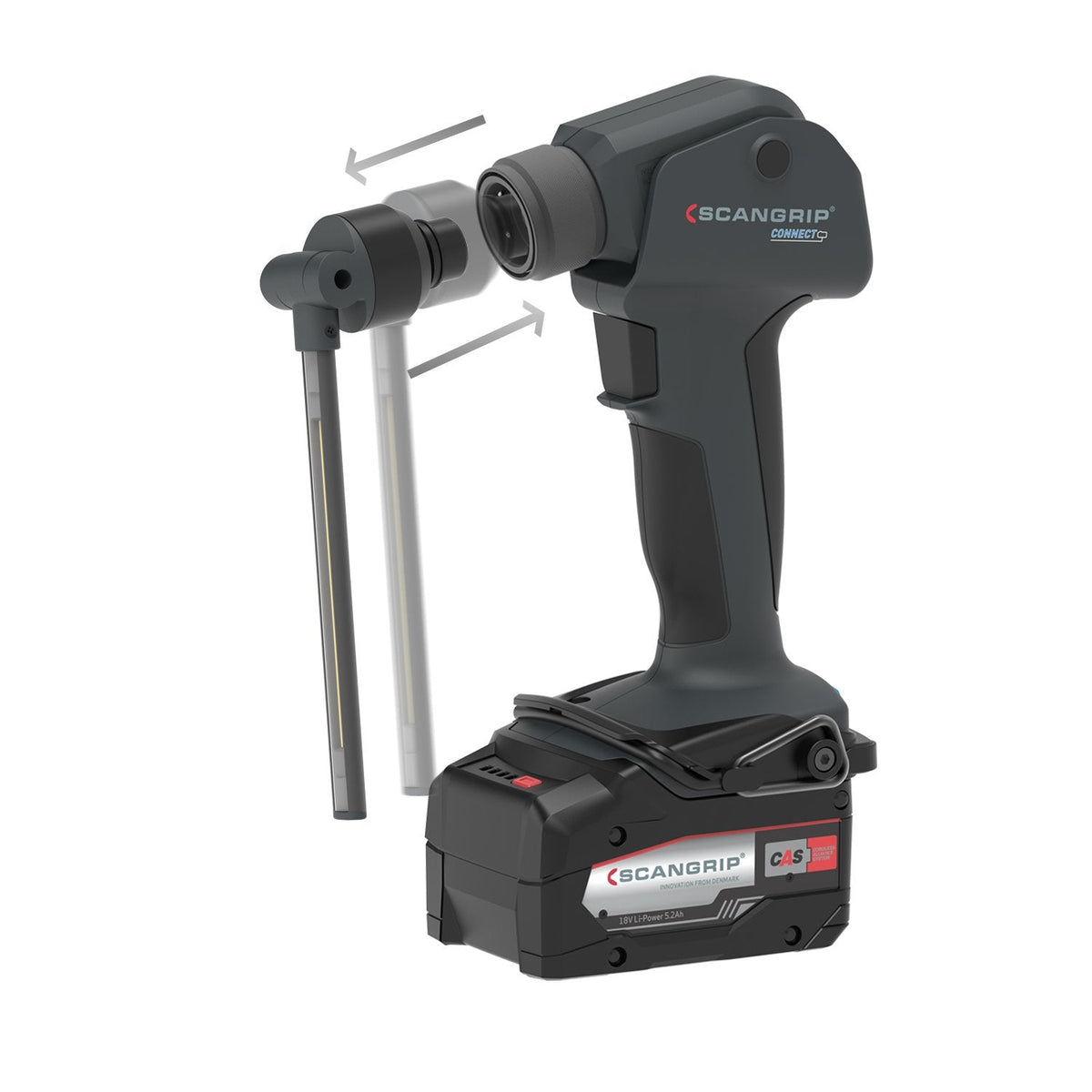 Scangrip 03.5693C - Lámpara de trabajo MULTILIGHT FLEX CONNECT