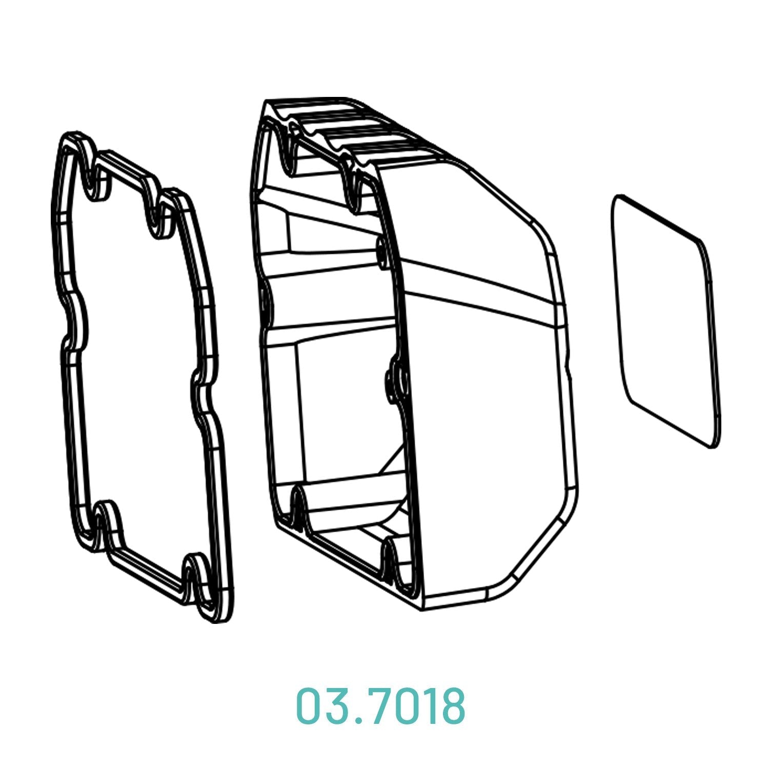 Scangrip 03.7018 - Recambio REAR COVER KIT