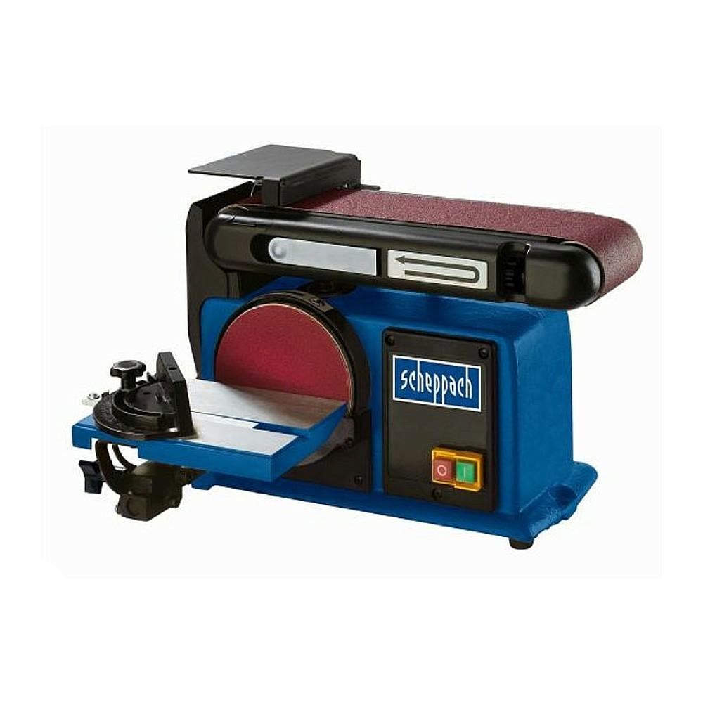 Scheppach 4903302901 - Lijadora de banda y disco BTS800, 370 W, Banda de 915x100 mm, disco de 150 mm