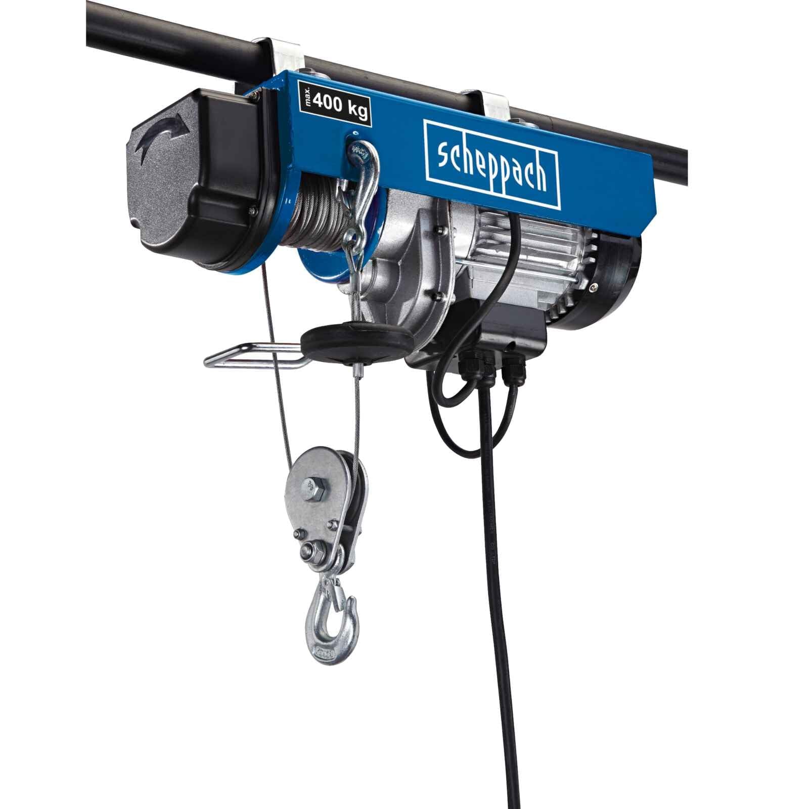 Scheppach 4906905000 - Polipasto eléctrico HRS400, 780 W, Hasta 400 kg