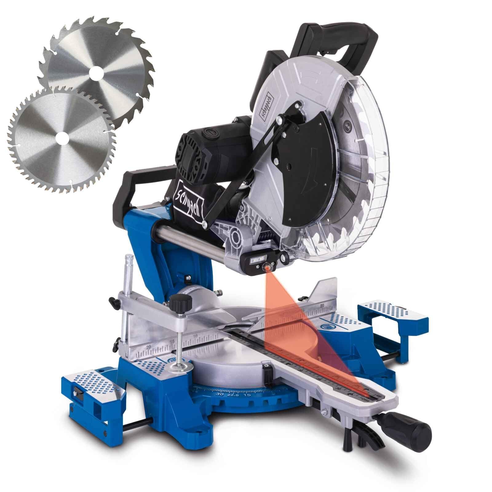Scheppach 5901218901 - Ingletadora HM140L, 230 V 2000 W, Hoja de 305 mm