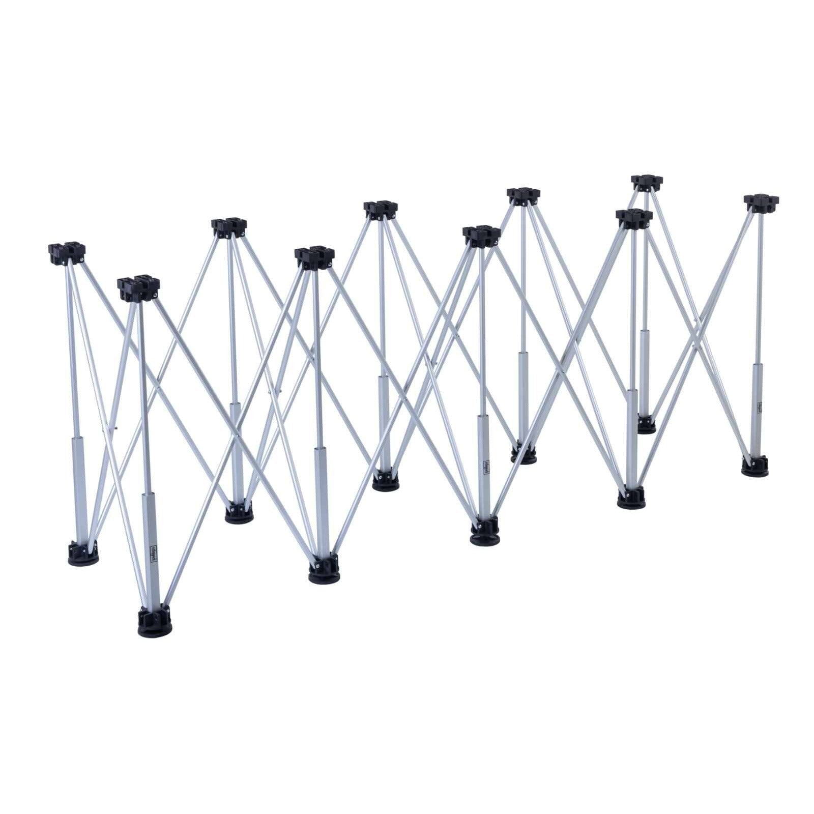 Scheppach 5907124905 - Mesa de trabajo plegable FW800, Hasta 800 kg, 2300x630x750 mm, Con bolsa de transporte - Ferrotecnia