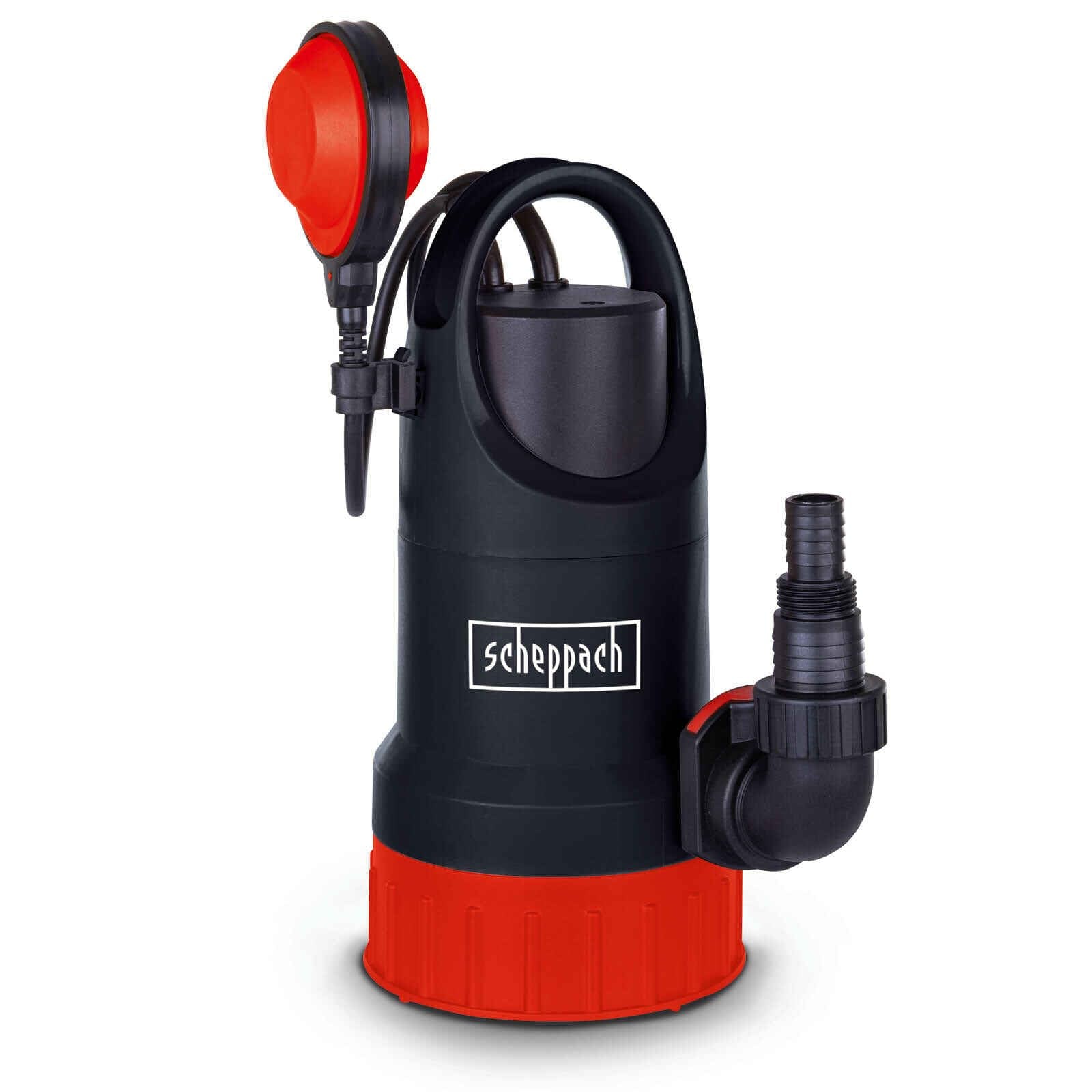 Scheppach 5909511901 - Bomba sumergible para aguas sucias DWP750, 750 W, 20.000 l/h