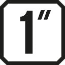 GEDORE D 21 - 1" Sockets with Unit Drive Profile for Hex Bolts (6174900)