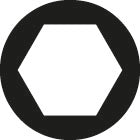 GEDORE 20 - 1/4" Hex Sockets