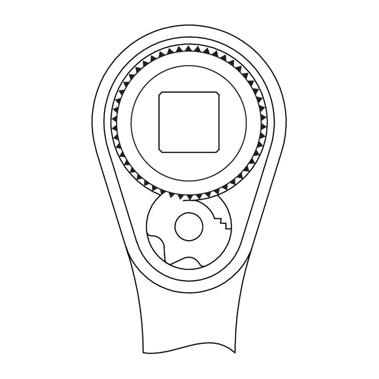 GEDORE 2093 U-20 - 1/4" ratchet, U-20