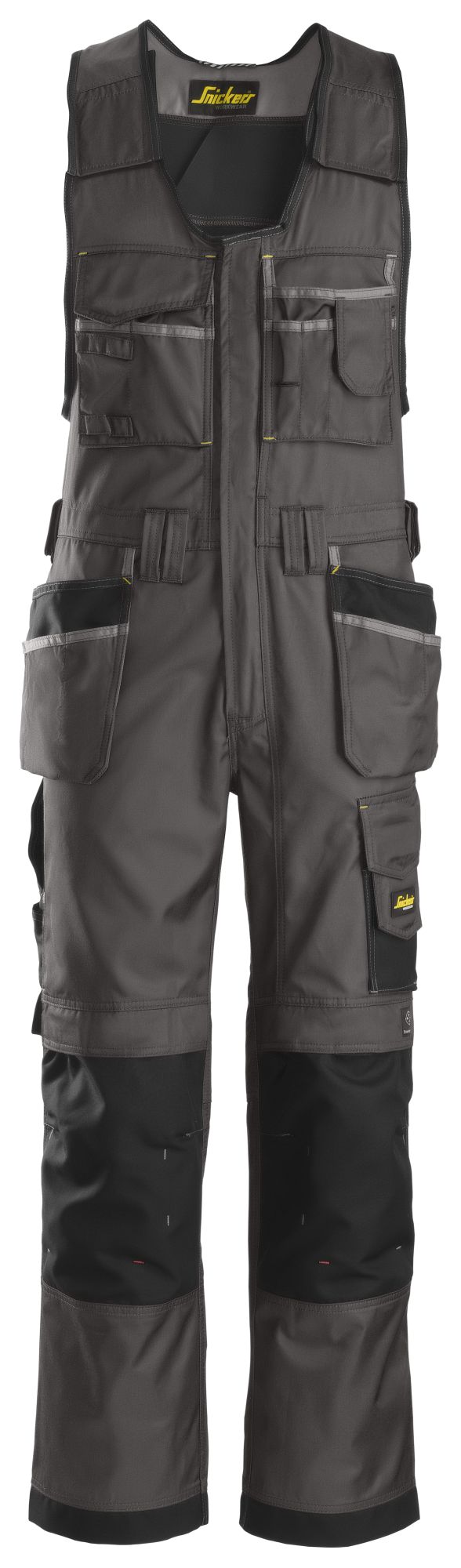 Snickers Workwear 0212 Peto bolsillos flotantes DuraTwill Gris antracita / Negro - Ferrotecnia