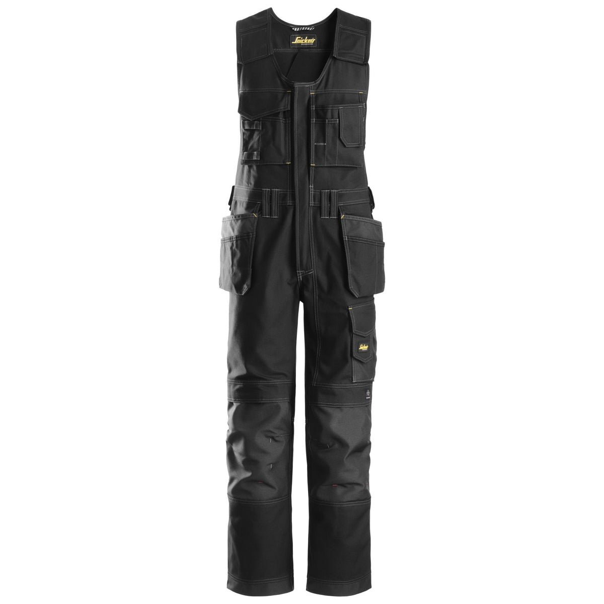 Snickers Workwear - 0214 Peto con bolsillos flotantes Canvas+ Negro - Ferrotecnia