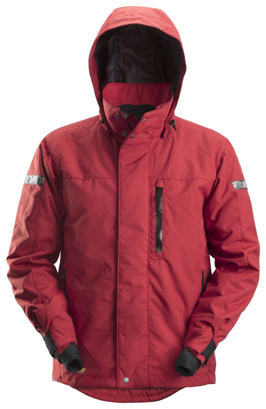 Snickers Workwear - 1102 Chaqueta impermeable con aislamiento AllroundWork rojo/ negro - Ferrotecnia