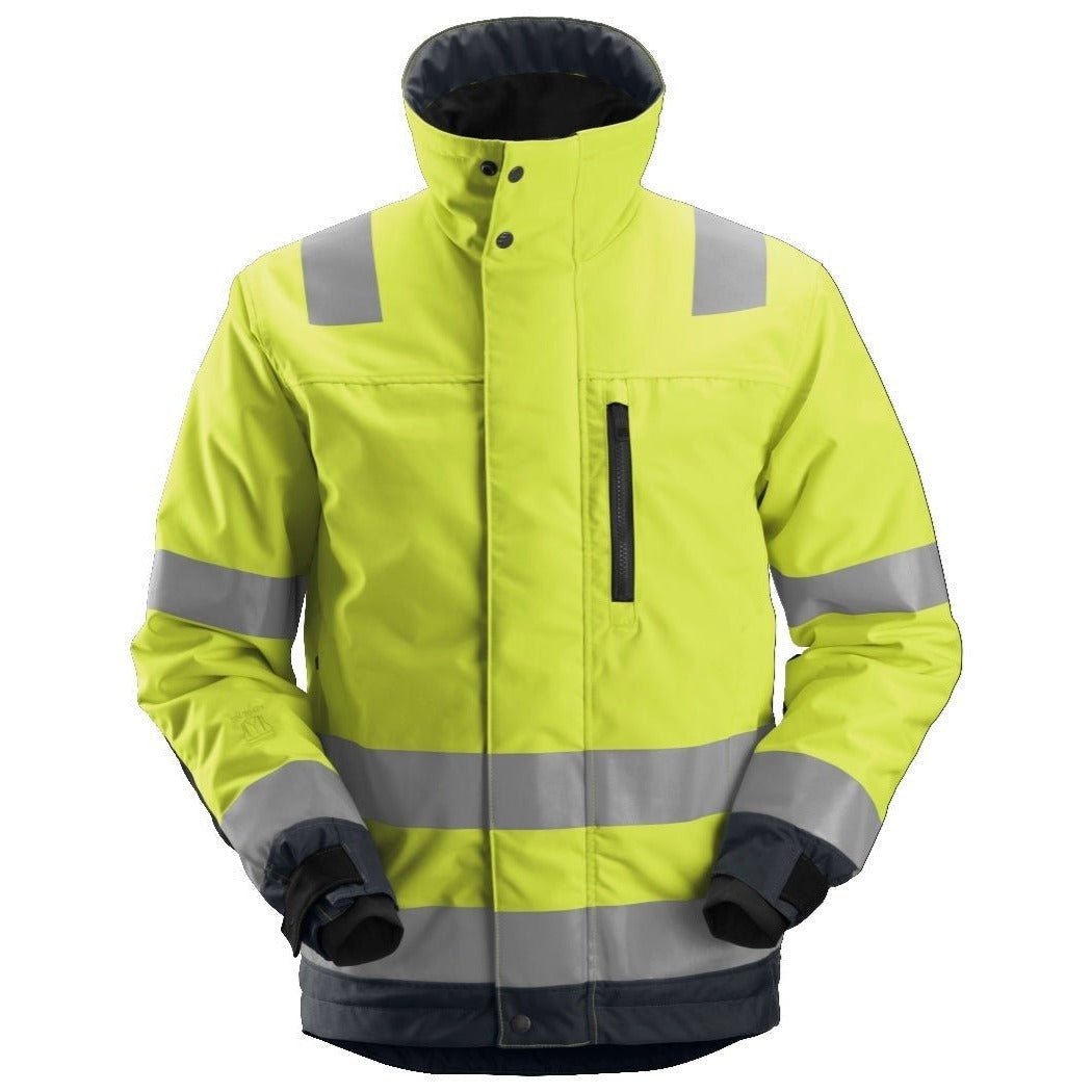Snickers Workwear - 1130 Chaqueta de alta visibilidad clase 3 con aislamiento 37.5® AllroundWork amarillo/ gris acero - Ferrotecnia