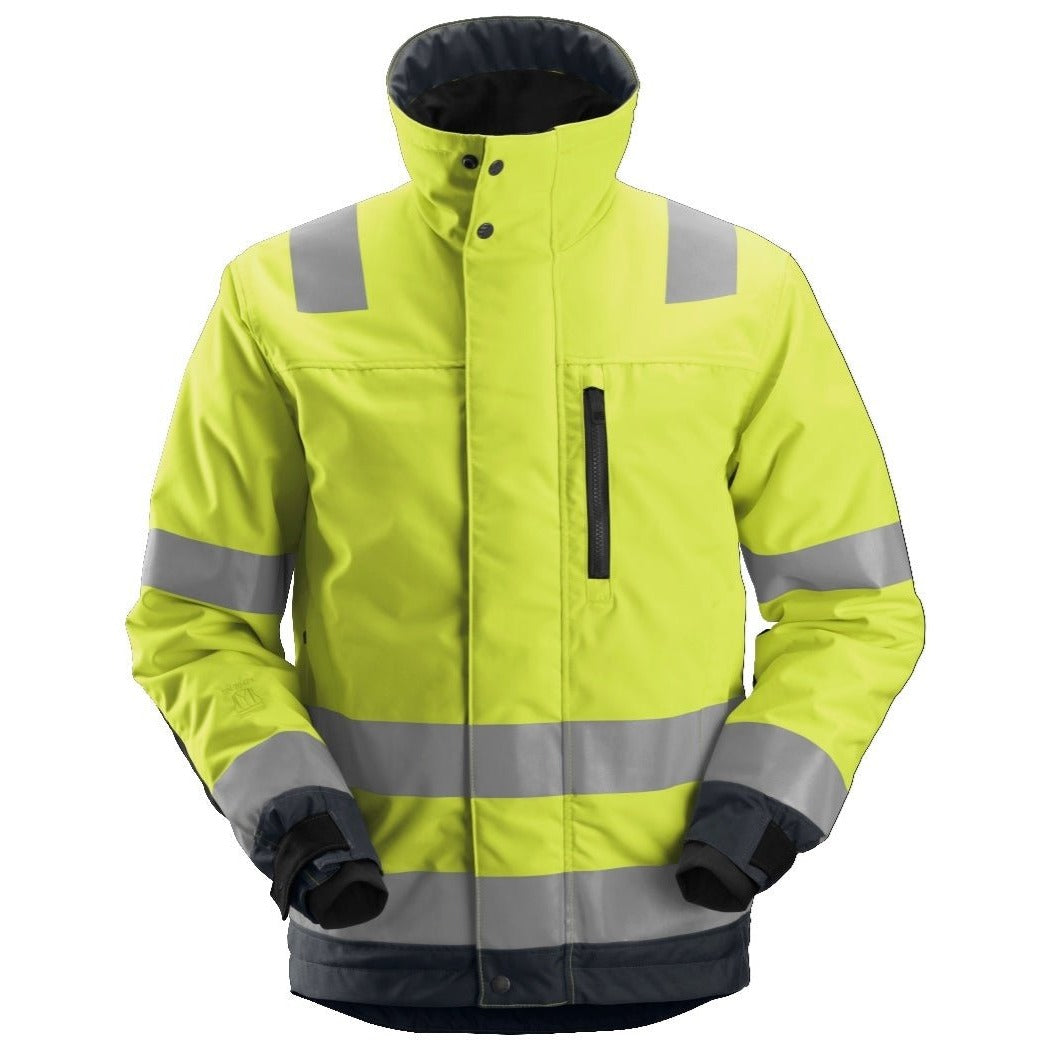 Snickers Workwear 11306658004 - Veste AW, 37,5® isolée haute visibilité. CL3 jaune-gris acier TS