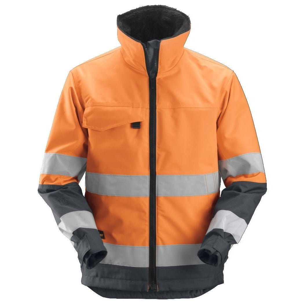 Snickers Workwear - 1138 Chaqueta de alta visibilidad clase 3 de invierno Core amarillo/ gris acero - Ferrotecnia