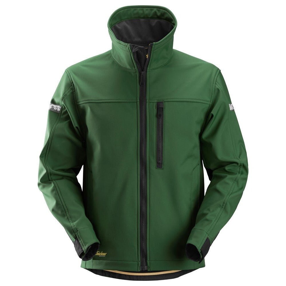 Snickers Workwear - 1200 Chaqueta Soft Shell AllroundWork verde forestal-negro - Ferrotecnia