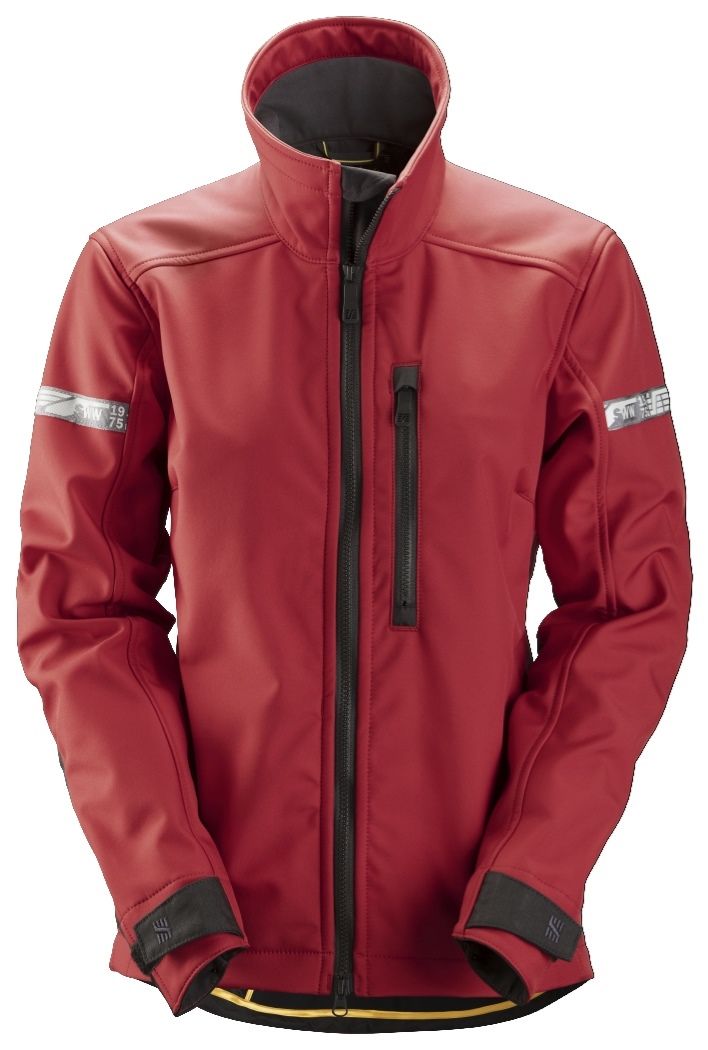 Snickers Workwear - 1207 Chaqueta de mujer softshell AllroundWork rojo/ negro - Ferrotecnia