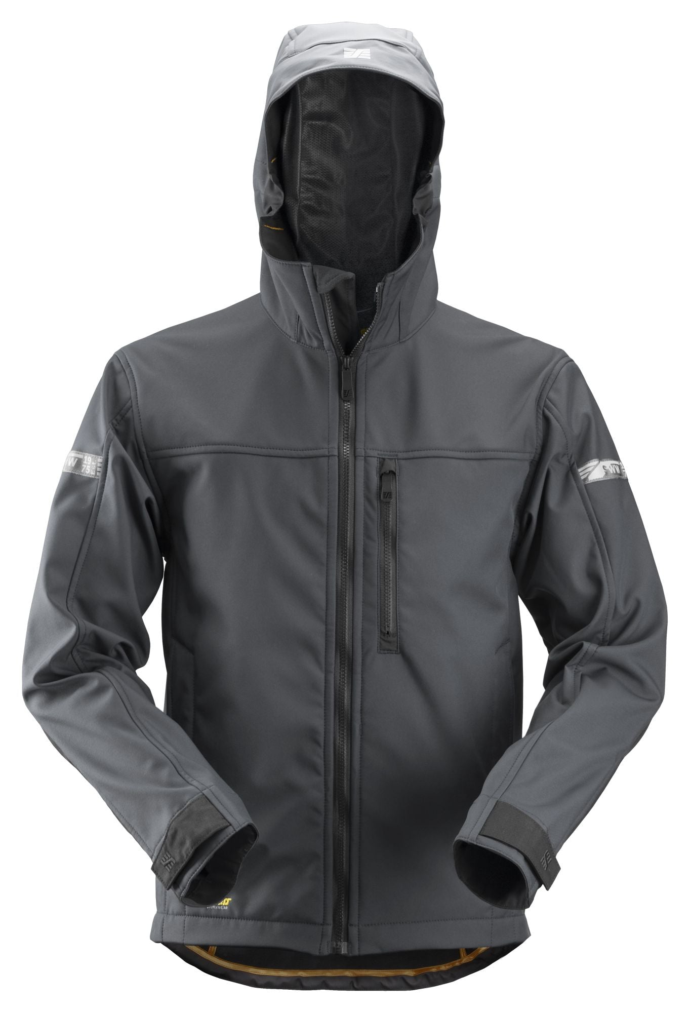 Snickers Workwear - 1229 Chaqueta Softshell con capucha AllroundWork gris acero/ negro - Ferrotecnia