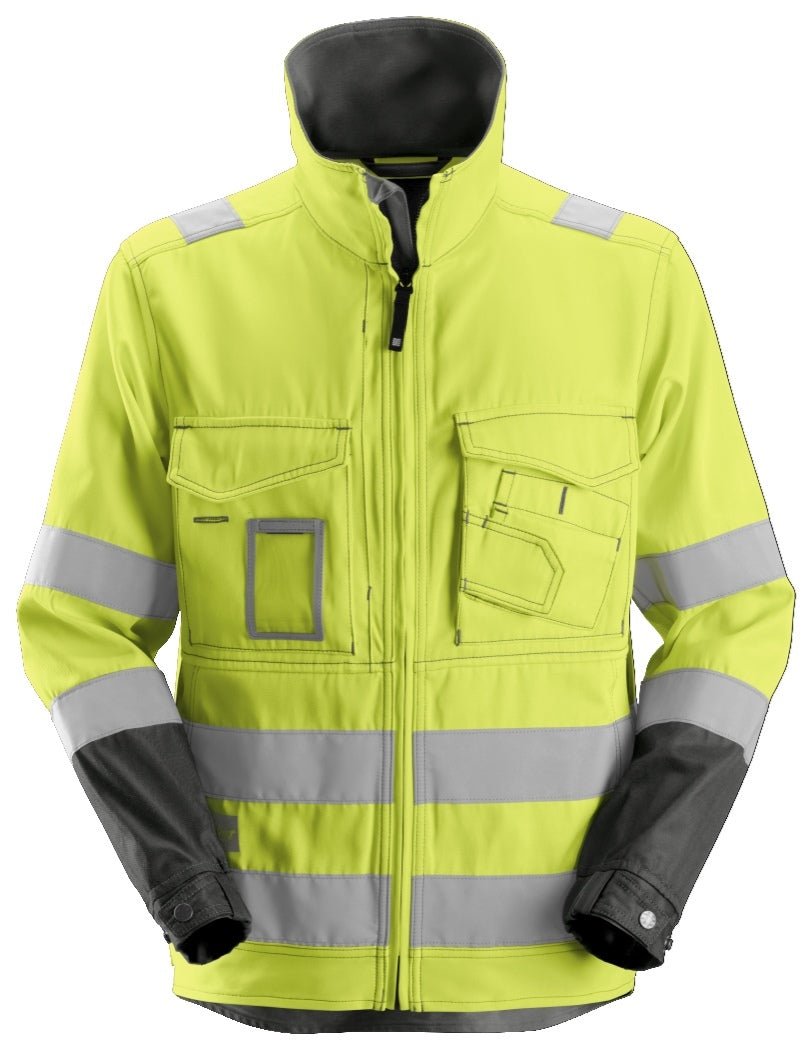 Snickers Workwear - 1633 Chaqueta de alta visibilidad clase 3 amarillo/ gris antracita - Ferrotecnia