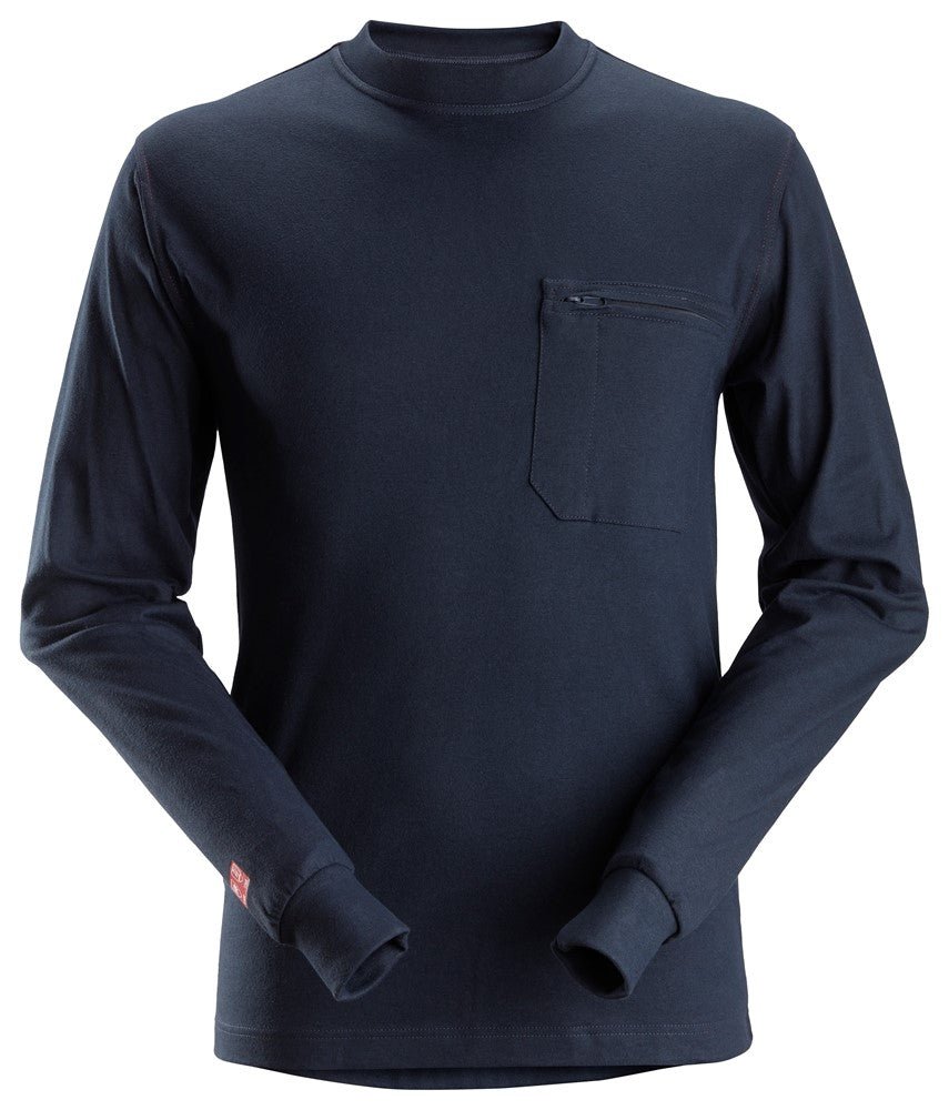 Snickers Workwear - 2460 Camiseta de manga larga ProtecWork azul marino - Ferrotecnia