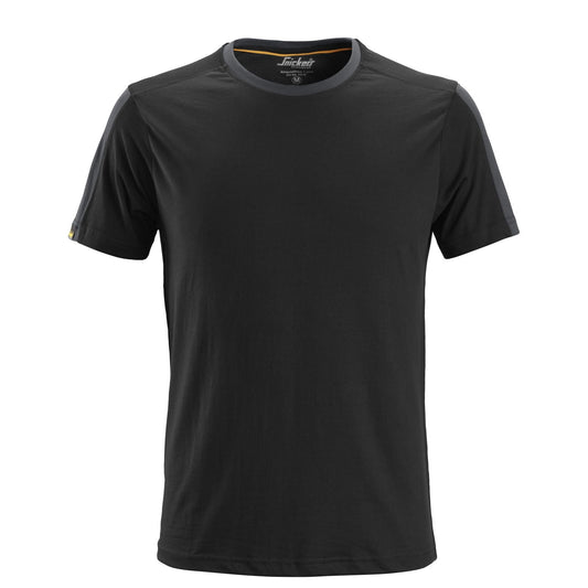 Snickers Workwear 25180458007 - T-shirt AllroundWork 2518 noir-gris acier taille XL