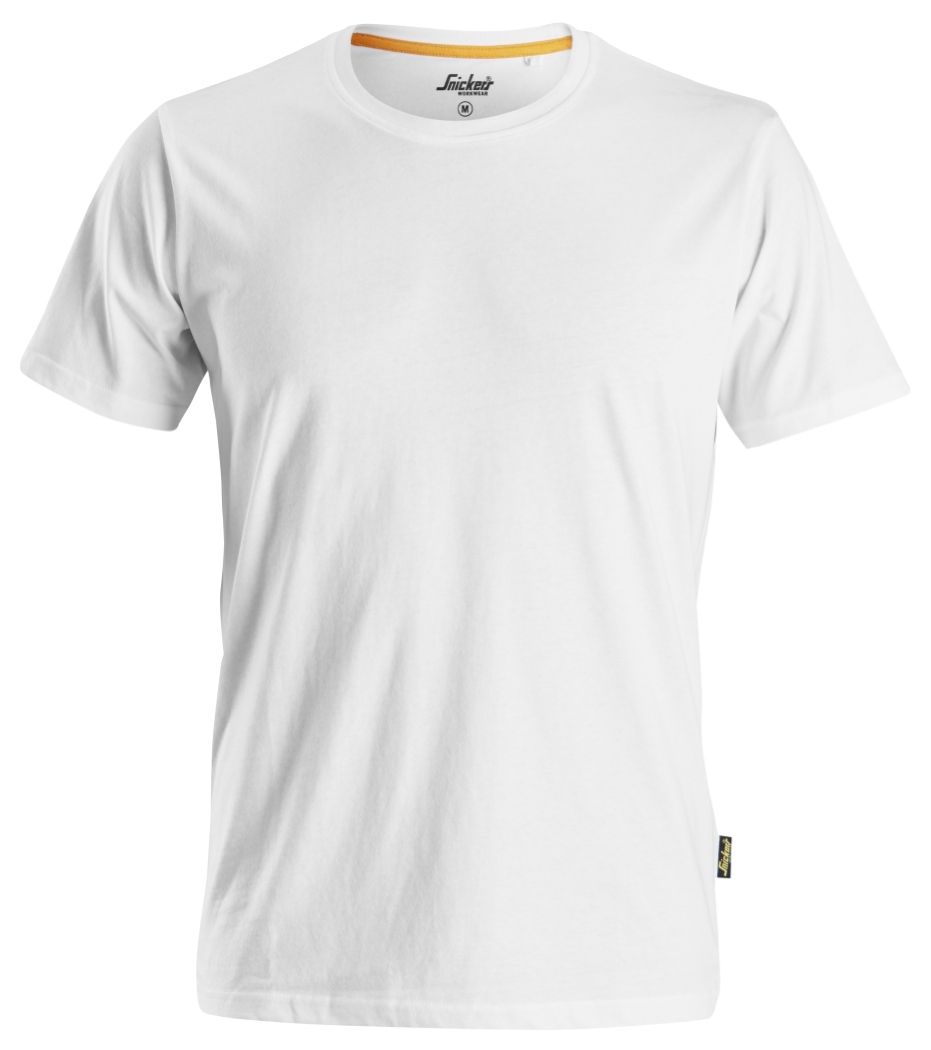 Snickers Workwear - 2526 Camiseta de algodón orgánico AllroundWork Blanco - Ferrotecnia