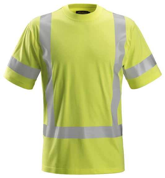 Snickers Workwear - 2562 Camiseta de manga corta de alta visibilidad clase 3 ProtecWork amarillo - Ferrotecnia