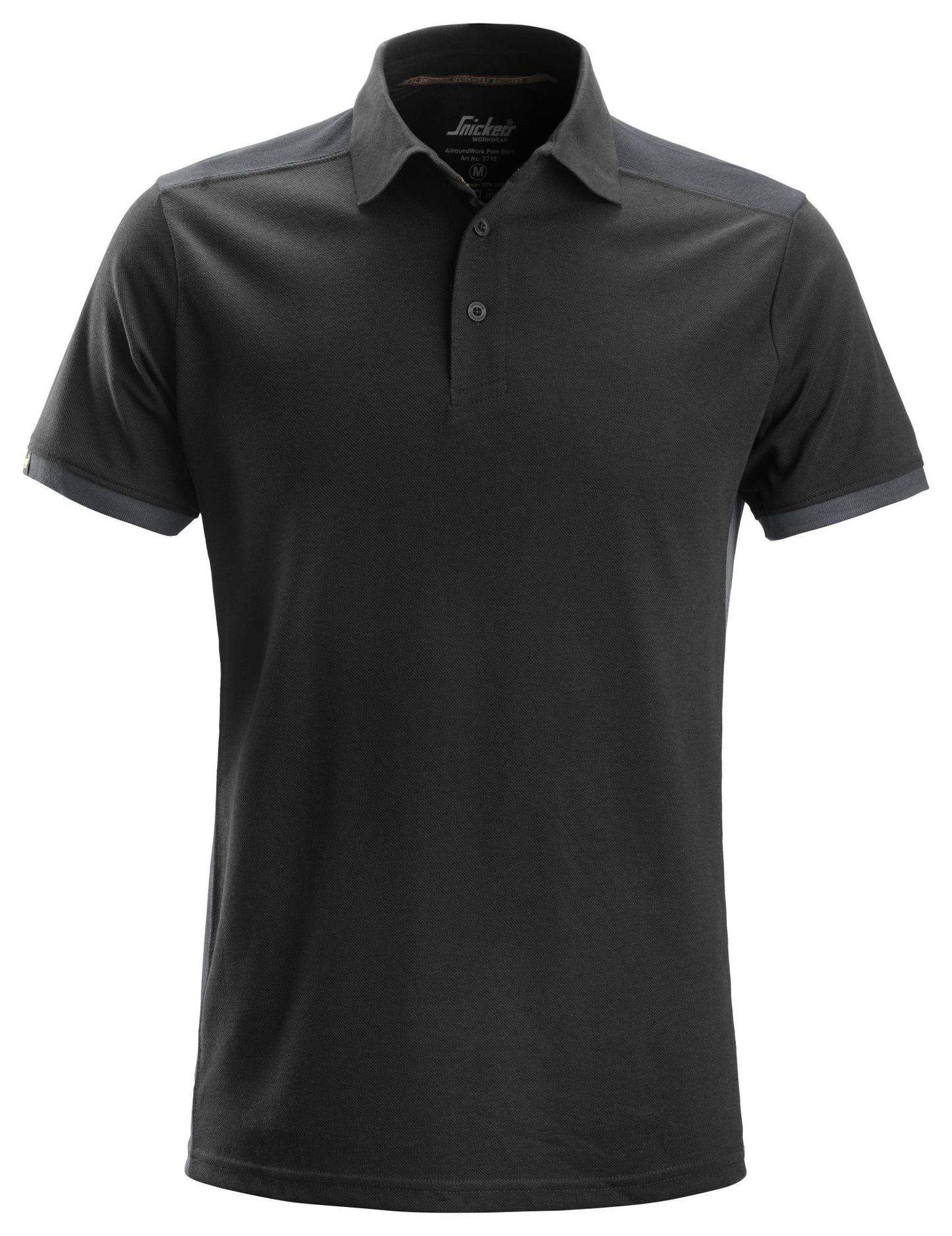 Snickers Workwear 27150458004 - 2715 Polo AllroundWork negro - gris acero talla S - Ferrotecnia