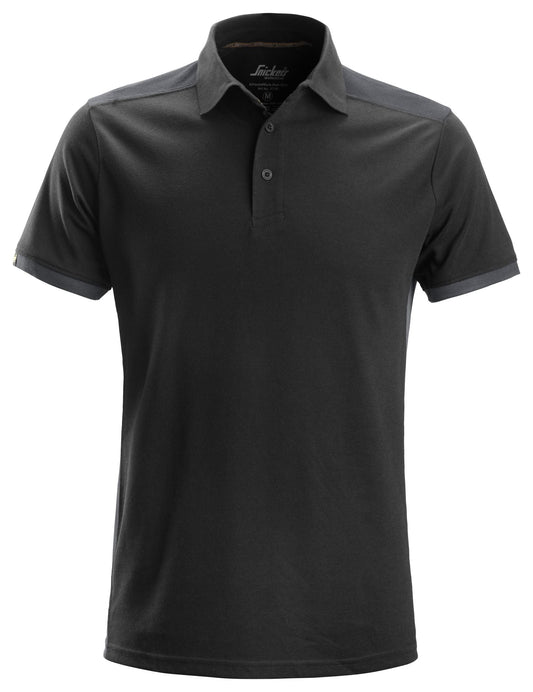 Snickers Workwear 27150458004 - 2715 Polo AllroundWork negro - gris acero talla S - Ferrotecnia