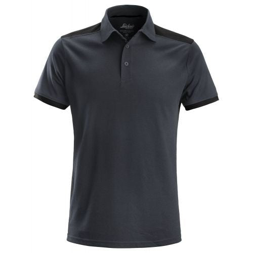 Snickers Workwear 27155804007 - 2715 Polo AllroundWork gris acero - negro talla XL - Ferrotecnia
