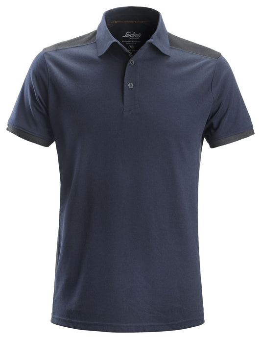 Snickers Workwear 27159558009 - 2715 Polo AllroundWork azul marino - gris acero talla XXXL - Ferrotecnia