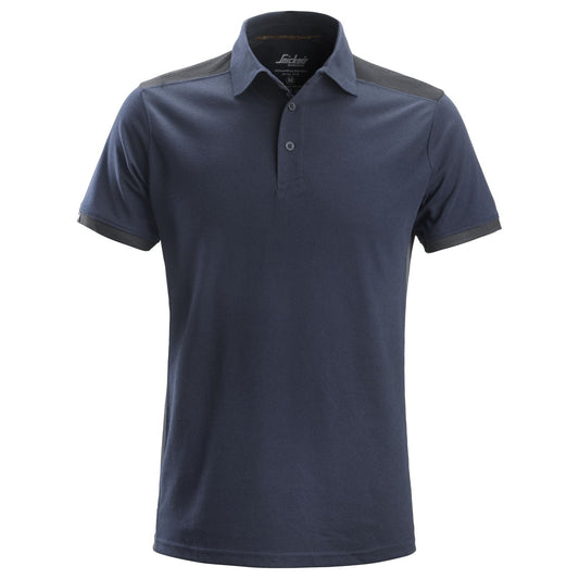 Snickers Workwear 27159558009 - 2715 AllroundWork Polo Navy Blue-Steel Grey Size XXXL