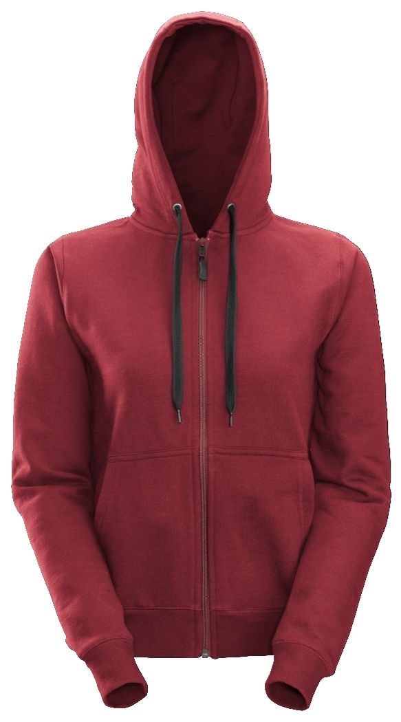 Snickers Workwear - 2806 Sudadera mujer con capucha y cremallera completa roja - Ferrotecnia