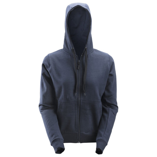 Snickers Workwear 28069500005 - Sweat-shirt avec casquette pour femme. et crème. mer bleue. MT