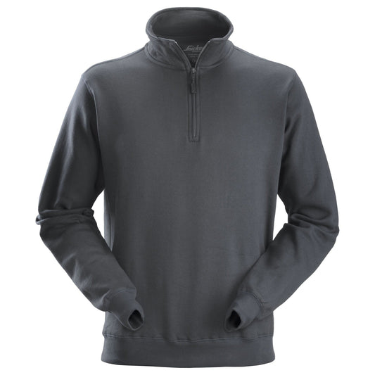 Snickers Workwear - 2818 Sudadera con media cremallera gris acero - Ferrotecnia