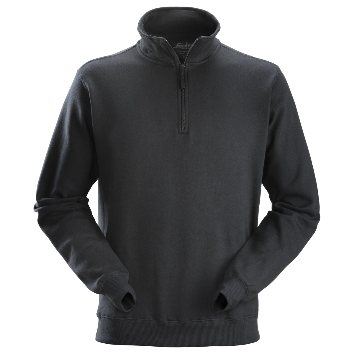 Snickers Workwear - 2818 Sudadera con media cremallera negra - Ferrotecnia