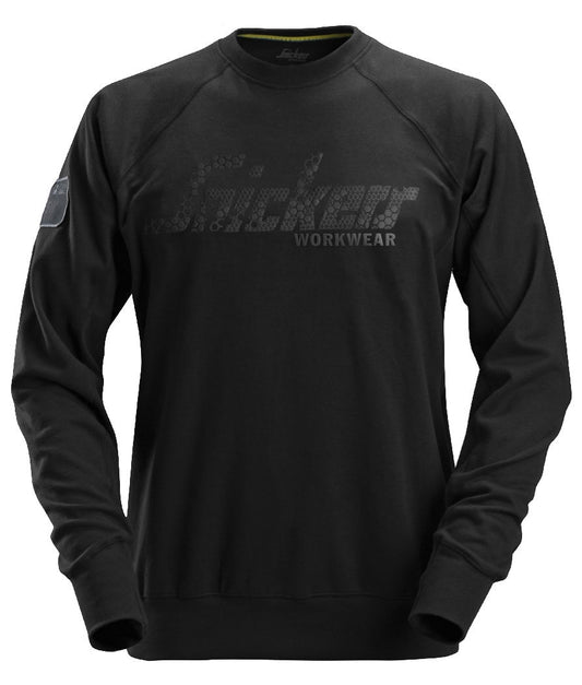 Snickers Workwear 2882 Sudadera con logo 3D negra - Ferrotecnia