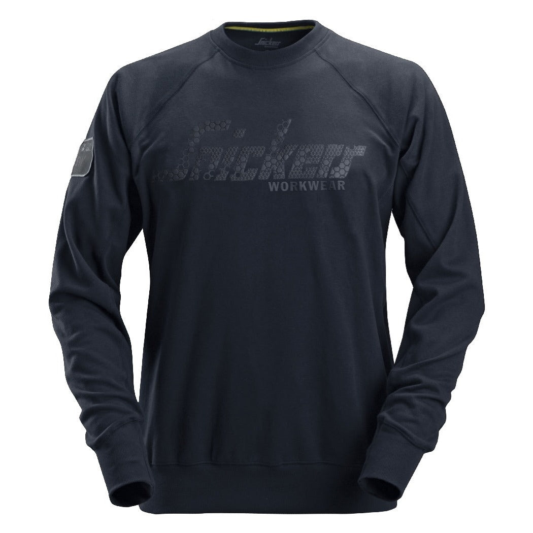 Snickers Workwear 28829500005 - Sweat-shirt bleu marine avec logo 3D TM
