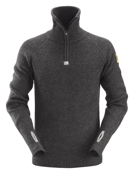 Snickers Workwear - 2905 Jersey lana ½ cremallera Antracita - Ferrotecnia