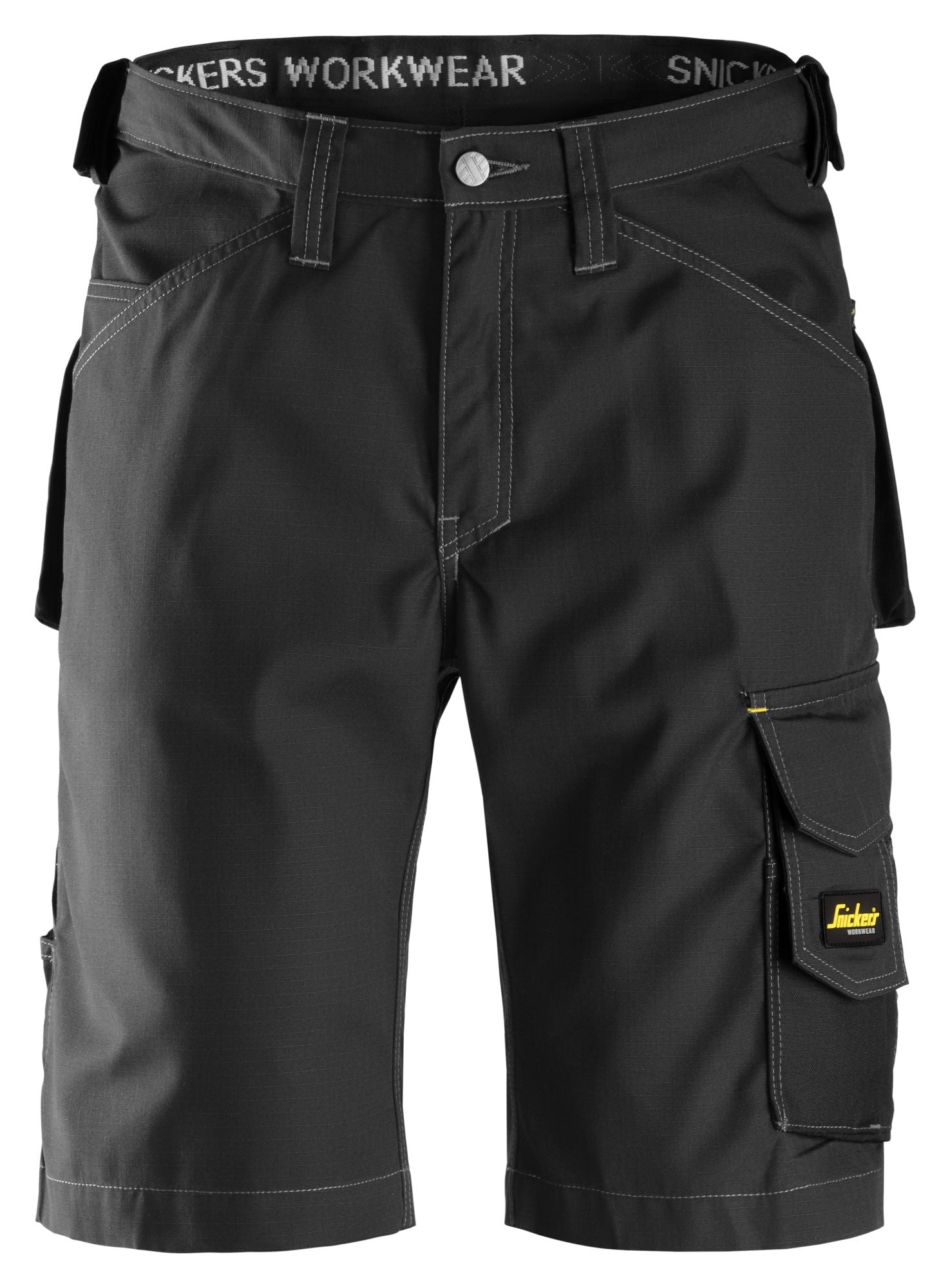 Snickers Workwear - 3123 Pantalones cortos de trabajo Rip - Stop negro - Ferrotecnia