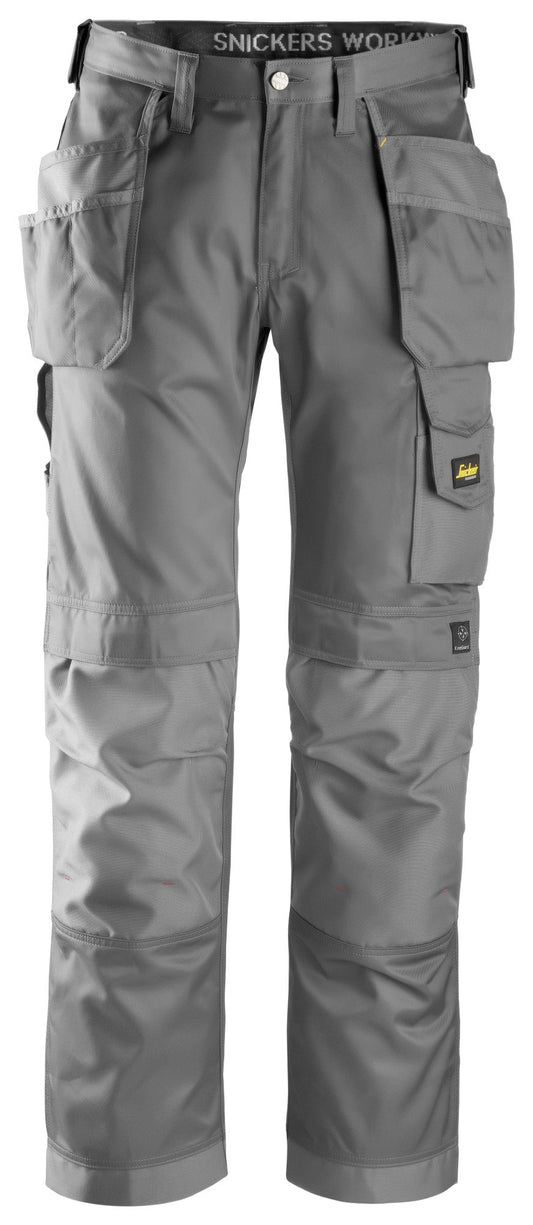 Snickers Workwear - 3212 Pantalones largos de trabajo DuraTwill bolsillos flotantes Gris - Ferrotecnia