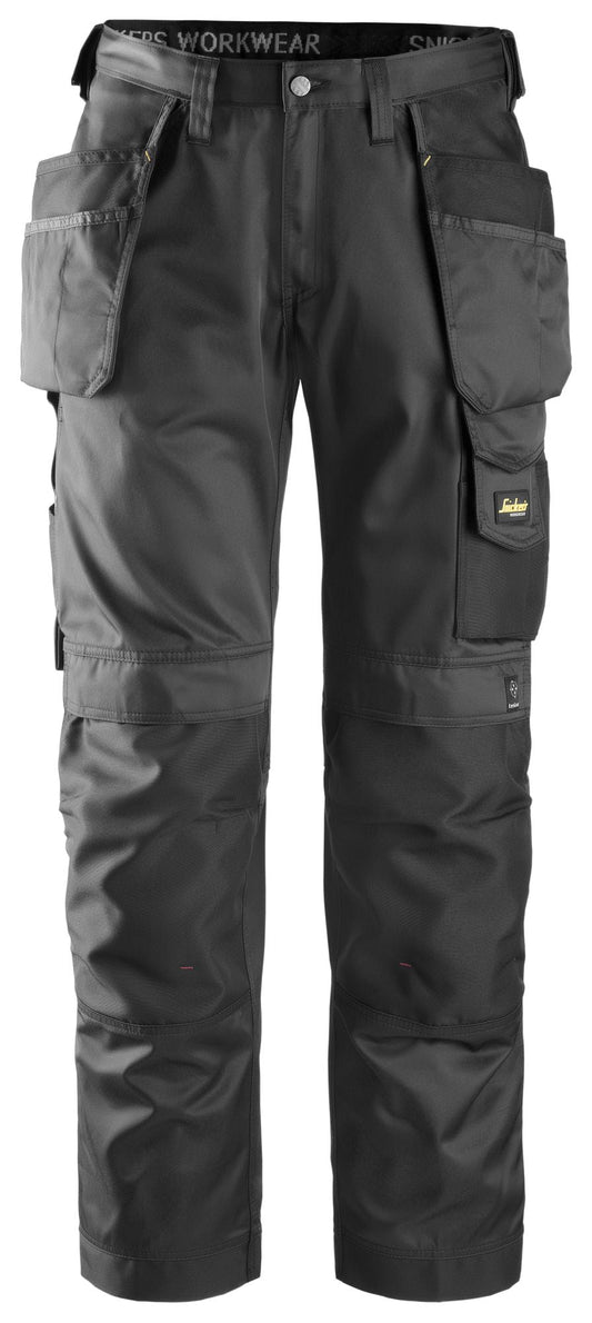 Snickers Workwear 32120404054 - 3212 Pantalón largo DuraTwill con bolsillos flotantes negro talla 54 - Ferrotecnia