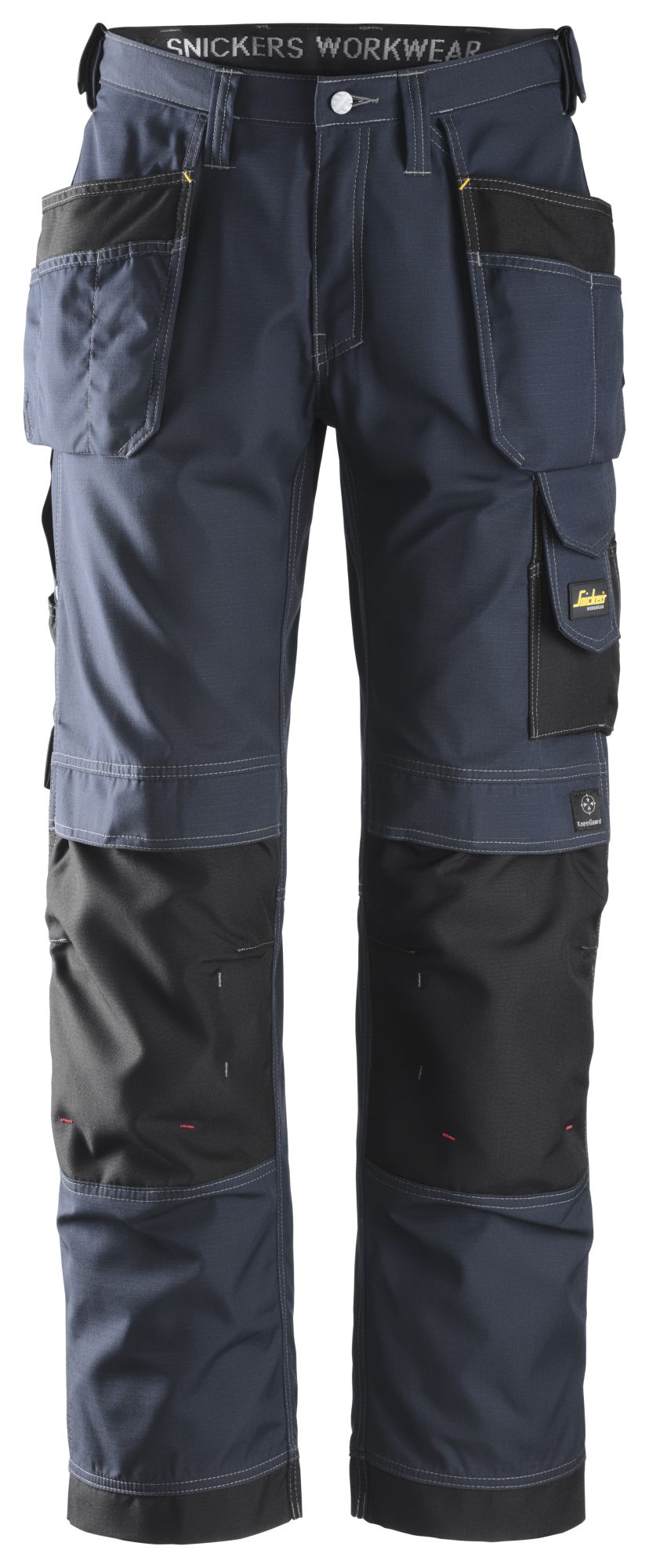 Snickers Workwear - 3213 Pantalones largos de trabajo Rip - Stop azul marino con bolsillos flotantes - Ferrotecnia