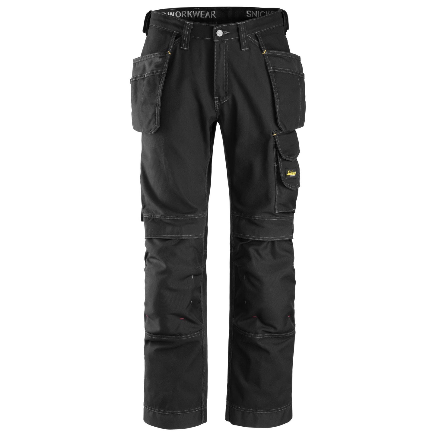 Snickers Workwear 32150404048 - 3215 Pantalón largo Algodón Comfort con bolsillos flotantes negro talla 48